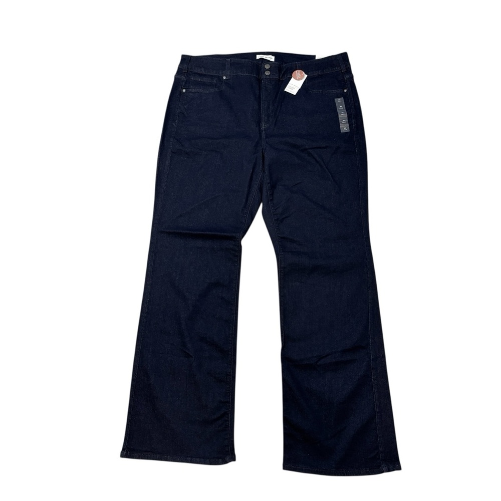 Lane Bryant Tighter Tummy Super Stretch Dark Wash Jeans - 24 LONG NWT - Picture 2 of 9
